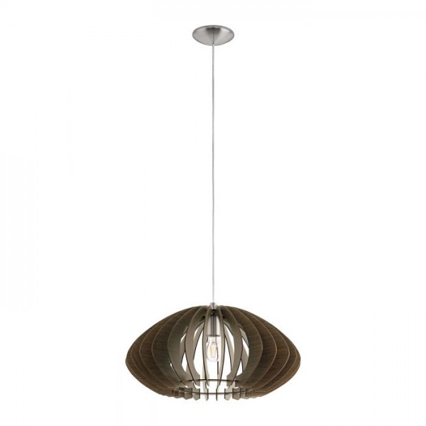 Függeszték E27 60W sötétbarna COSSANO