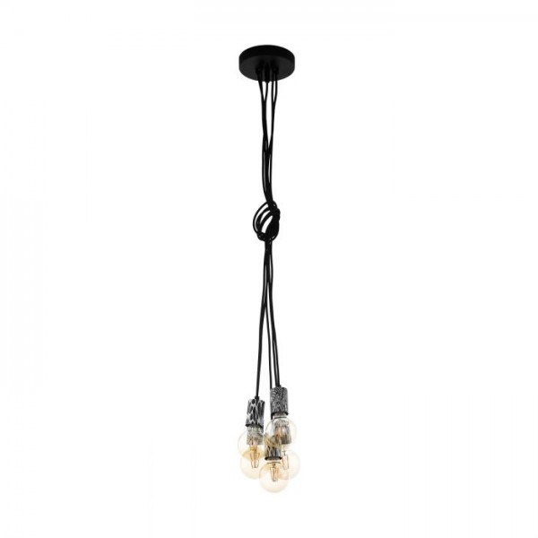 Függeszték E27 10Wx5 fekete COULSDON