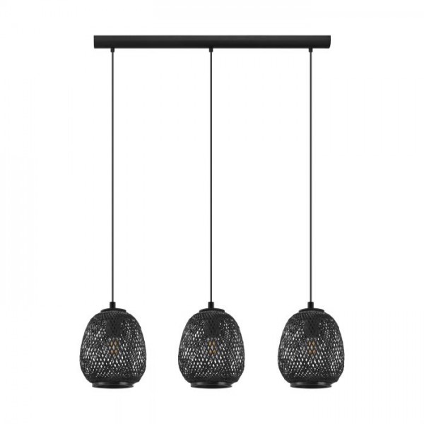 Függeszték E27 40Wx3 fekete DEMBLEBY