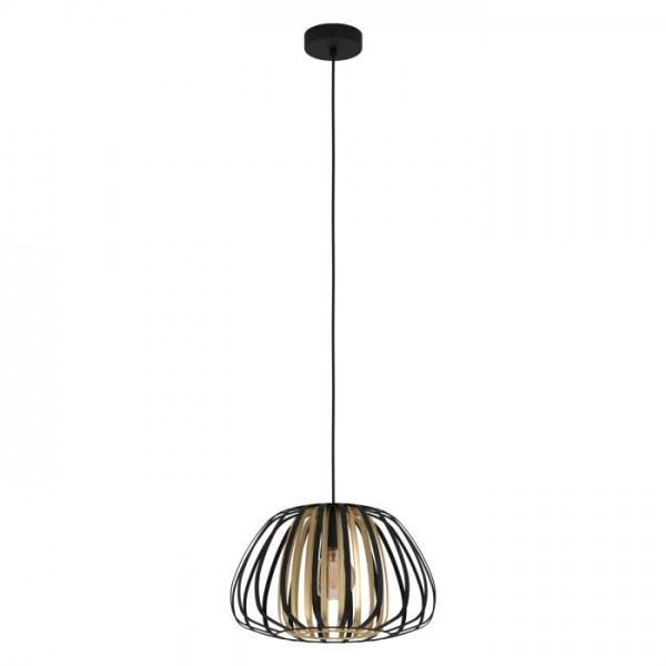 Függeszték E27 40W fekete ENCINITOS