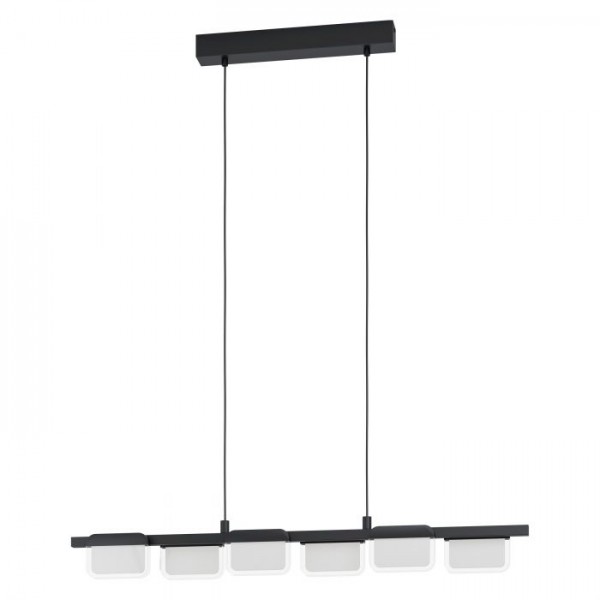 Függeszték LED 4,5Wx6 fekete ERVIDEL