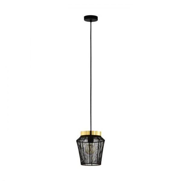 Függeszték E27 40W fekete ESCANDIDOS