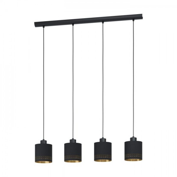 Függeszték E27 28Wx4 fekete ESTEPERRA