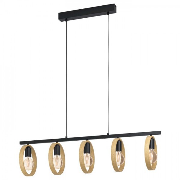 Függeszték E27 40Wx5 barna IPSDEN