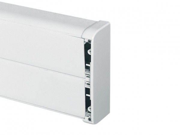 Műanyag csatorna végzáró 105x65