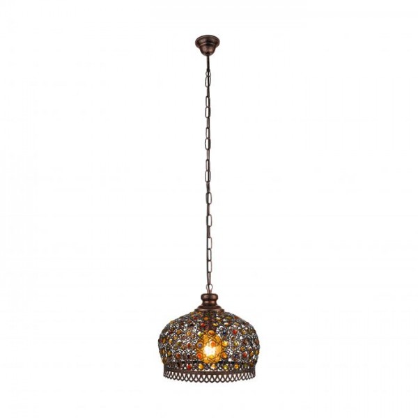Függeszték E27 60W antik-vörösréz JADIDA