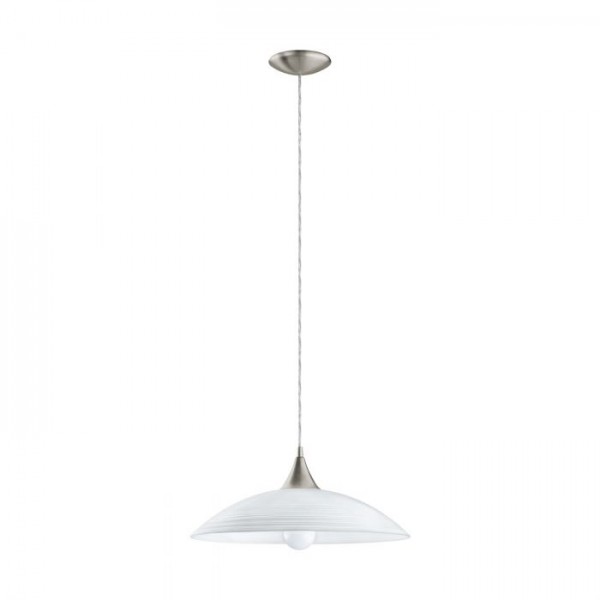 Függeszték E27 60W króm-fehér LAZOLO