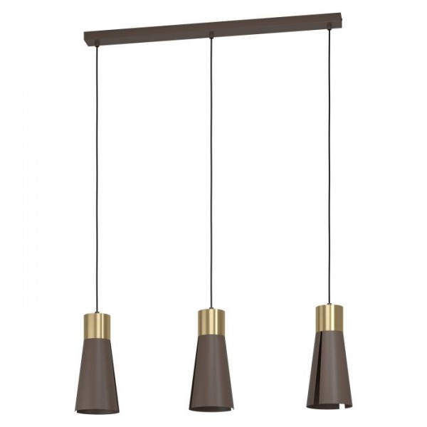 Függeszték GU10 4,5Wx3 mokka LOSALOMAS