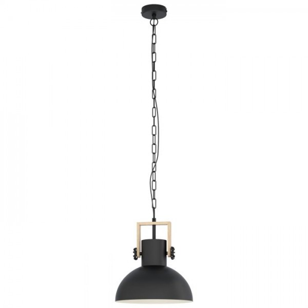Függeszték E27 28W fekete LUBENHAM