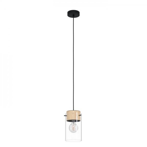 Függeszték E27 28W fekete MADRESELVA