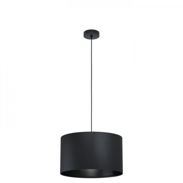 Függeszték E27 40W fekete MASERLO