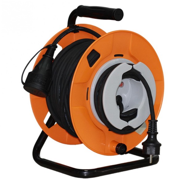 Hosszabbító dobos 25m 3x1,5GT müa+fém FD