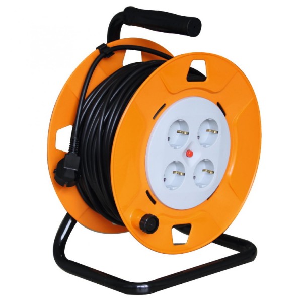 Hosszabbító dobos 50m 3x1,5 müa+fém