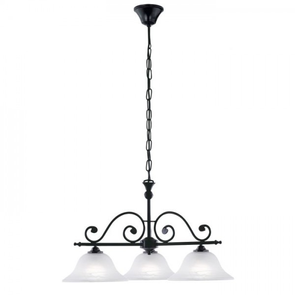 Függeszték E27 60Wx3 fekete MURCIA