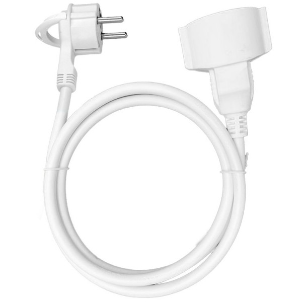 Hosszabbító 3m 3x1,5mm2 (fehér)