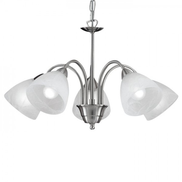 Függeszték E14 40Wx5 króm PASTO