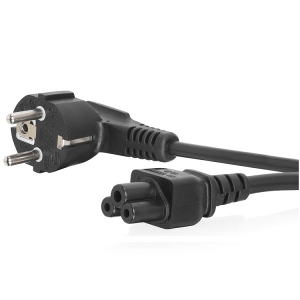 Szerelt csatlakozó MT 3x0,75 1,8m fekete