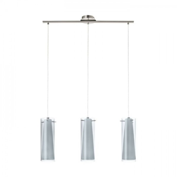 Függeszték E27 60Wx3 fekete PINTO NERO