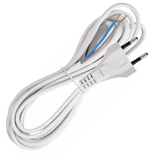 Szerelt csatlakozó MTL 2x0,75 3m fehér