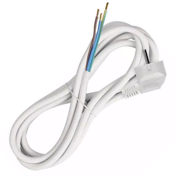 Szerelt csatlakozó MT 3x1 2m fehér