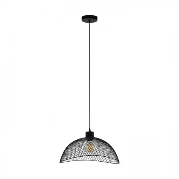 Függeszték E27 60W fekete POMPEYA