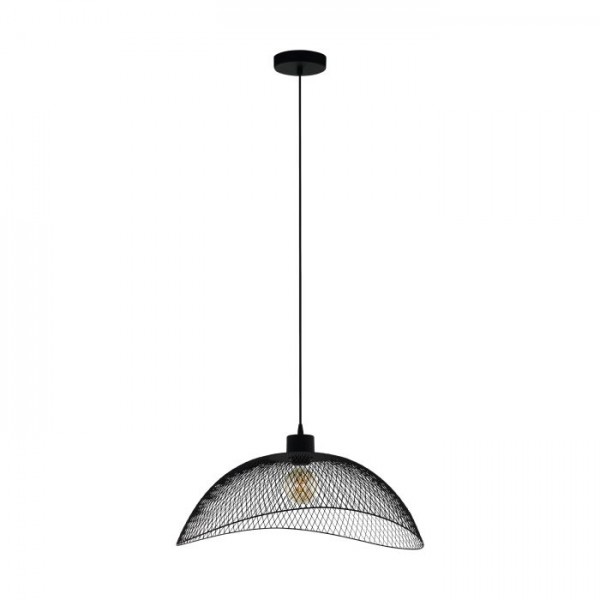Függeszték E27 60W fekete POMPEYA