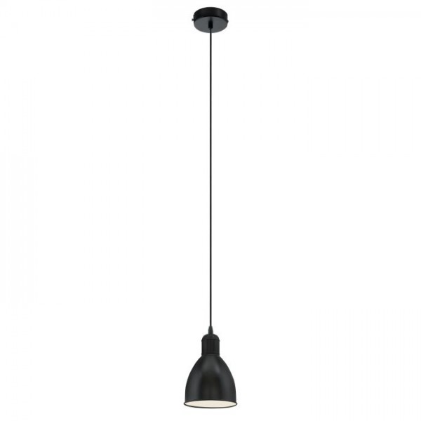 Függeszték E27 60W fekete PRIDDY