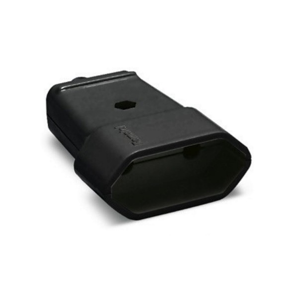 Dugalj függő 2p PVC fekete