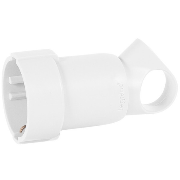 Dugalj függő 2p+f PVC fehér kihúzókaros