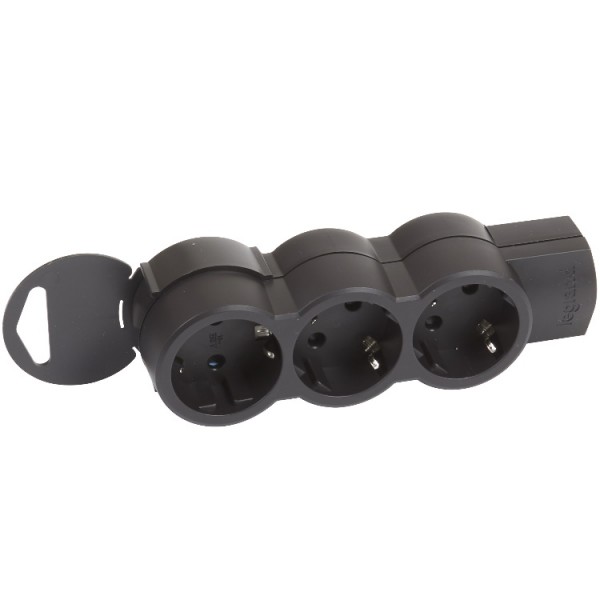 Dugalj fk 3x2p+f fekete 45°