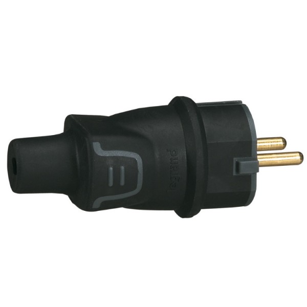 Dugvilla 2p+f gumis fekete (hátsó)