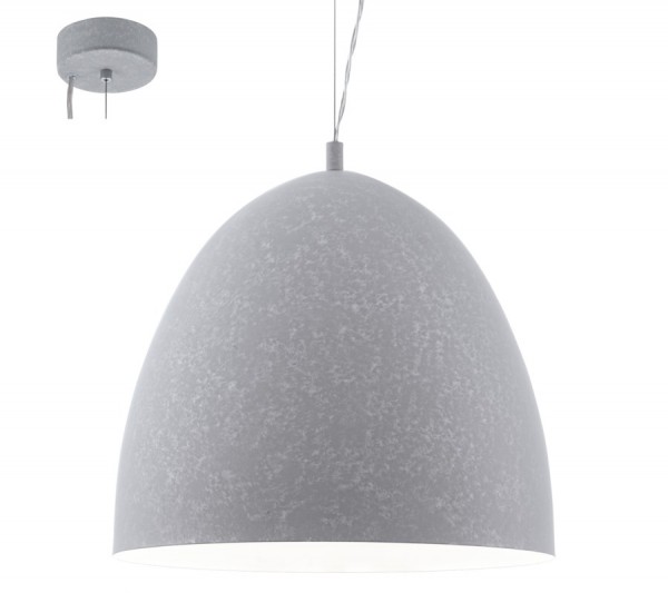 Függeszték E27 60W szürke SARABIA