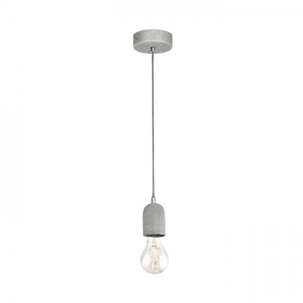 Függeszték E27 60W szürke SILVARES