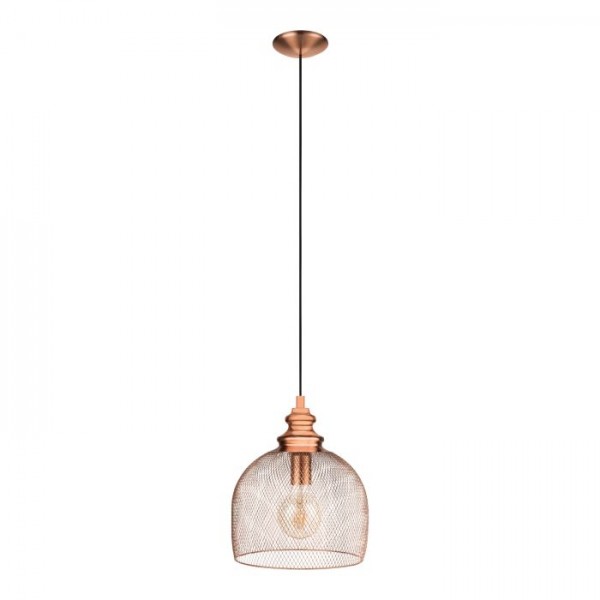 Függeszték E27 60W vörösréz STRAITON