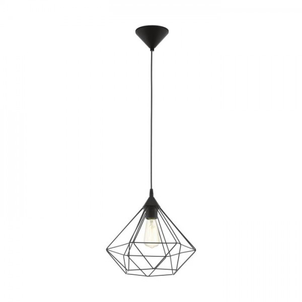 Függeszték E27 60W fekete TARBES