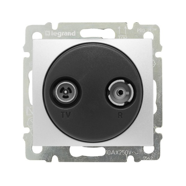 Dugalj s TV-RD 10dB átmenő aluminium