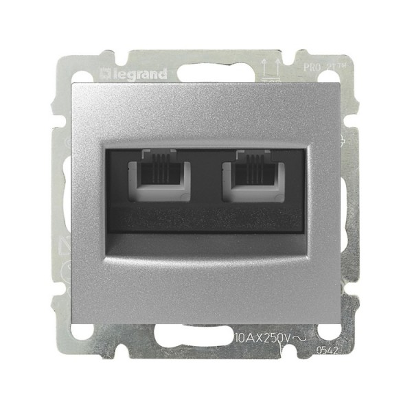 Dugalj s RJ11x2 aluminium