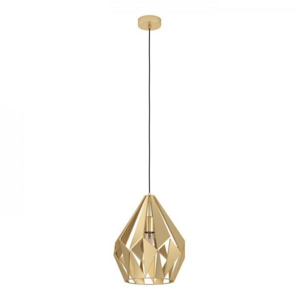 Függeszték E27 60W arany CARLTON