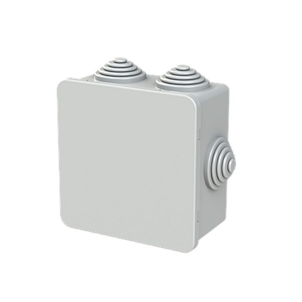 Műanyag doboz 80x80x40 IP44 T gumi