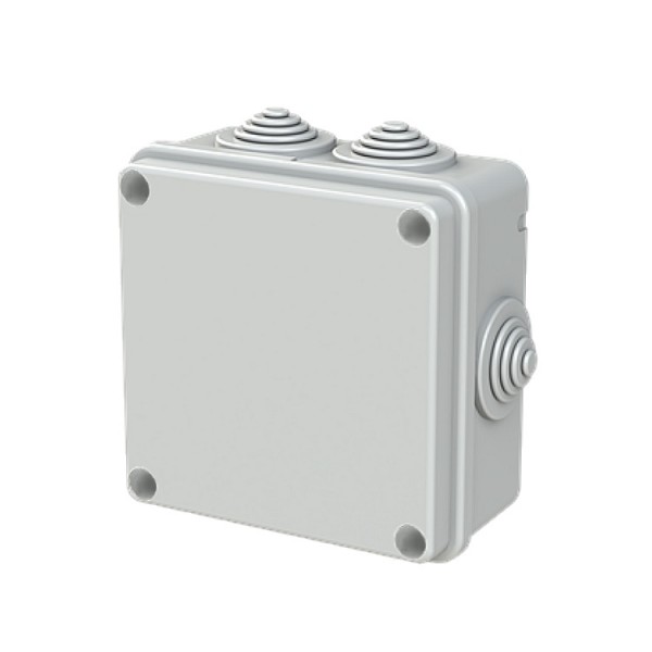 Műanyag doboz 100x100x80 IP55 T gumi