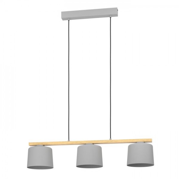 Függeszték E27 40Wx3 szürke MARIEL