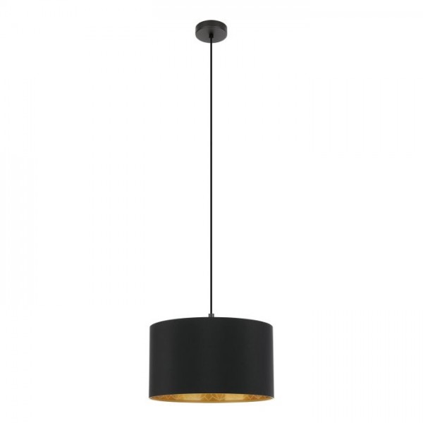 Függeszték E27 fekete ZARAGOZA