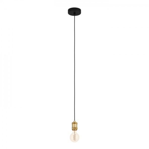 Függeszték E27 40W fekete YORTH