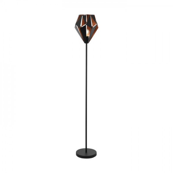 Állólámpa E27 60W fekete CARLTON 1