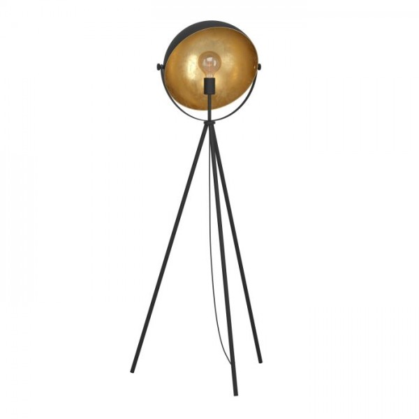 Állólámpa E27 40W fekete DARNIUS