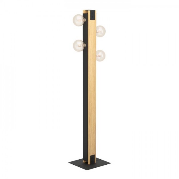 Állólámpa E27 60Wx4 barna LAYHAM