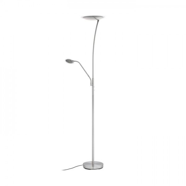 Állólámpa LED 18W+6W matt króm PENJA