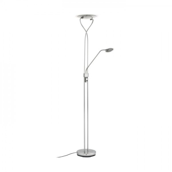 Állólámpa LED 18W+6W matt króm PENJA