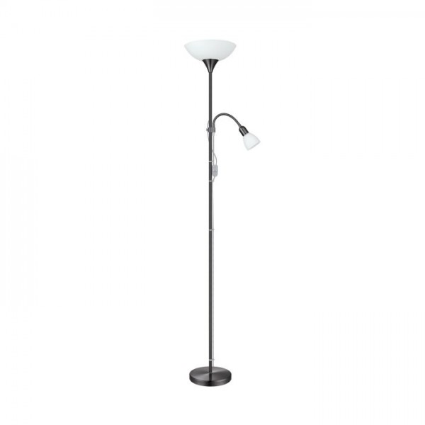 Állólámpa E27 60W E14 18W feketen UP 2