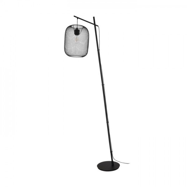 Állólámpa E27 60W fekete WRINGTON